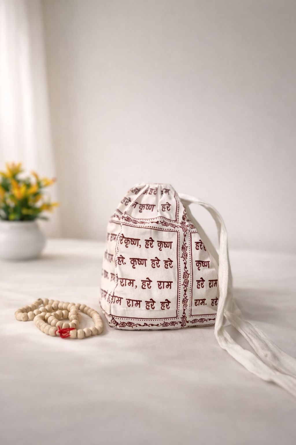 Cotton Japa Mala Bag