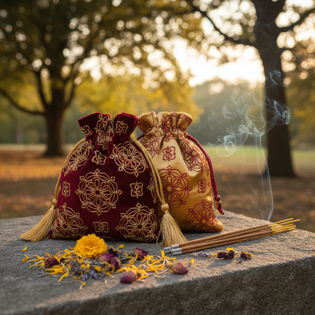 Embroidered Jaap Bags